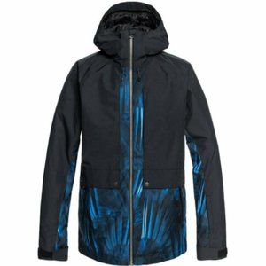 Quiksilver Travis Rice Ambition Men Snowboard Jacket Daphine Blue Small Like New